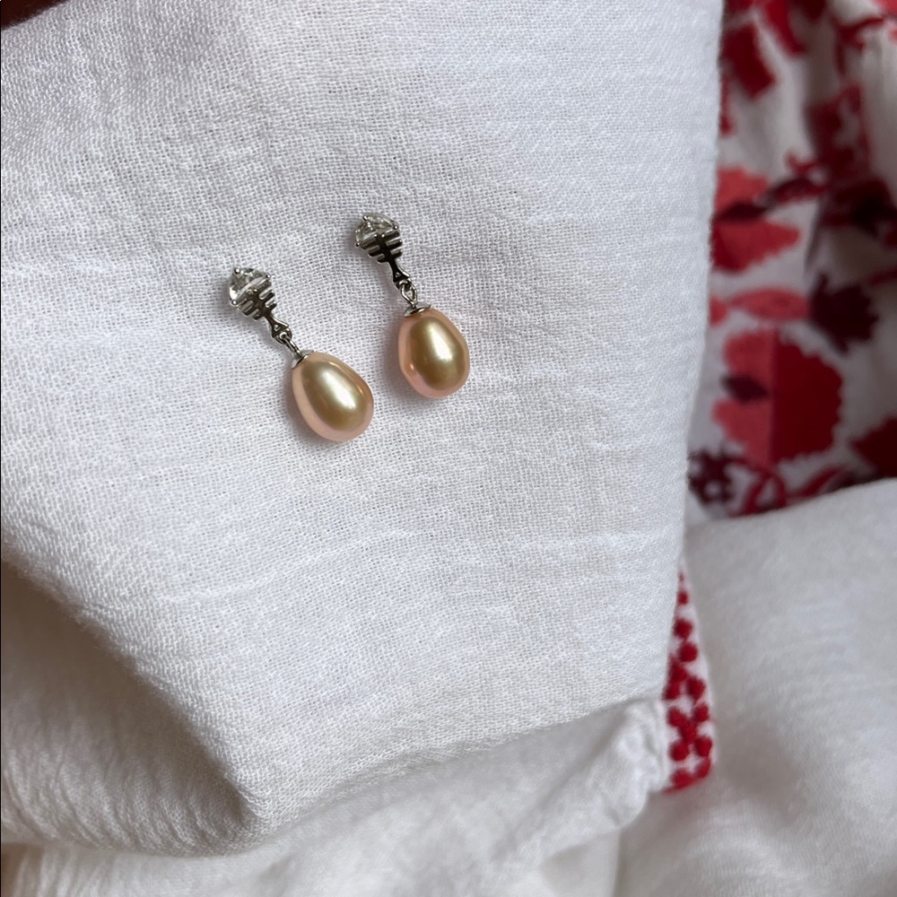 Elegant Pearl Drop Earrings